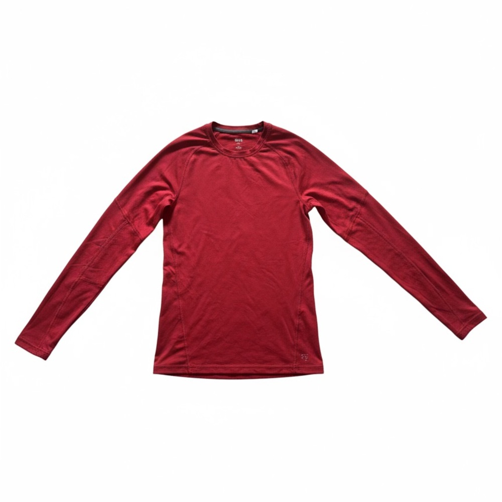 Red Long Sleeve Base Layer Active Shirt.  Men’s size small DSG brand